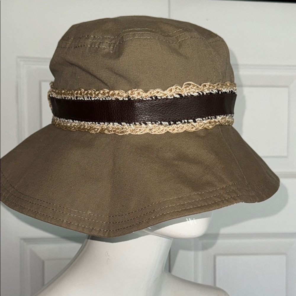The Sak Bucket Hat with Brown Band